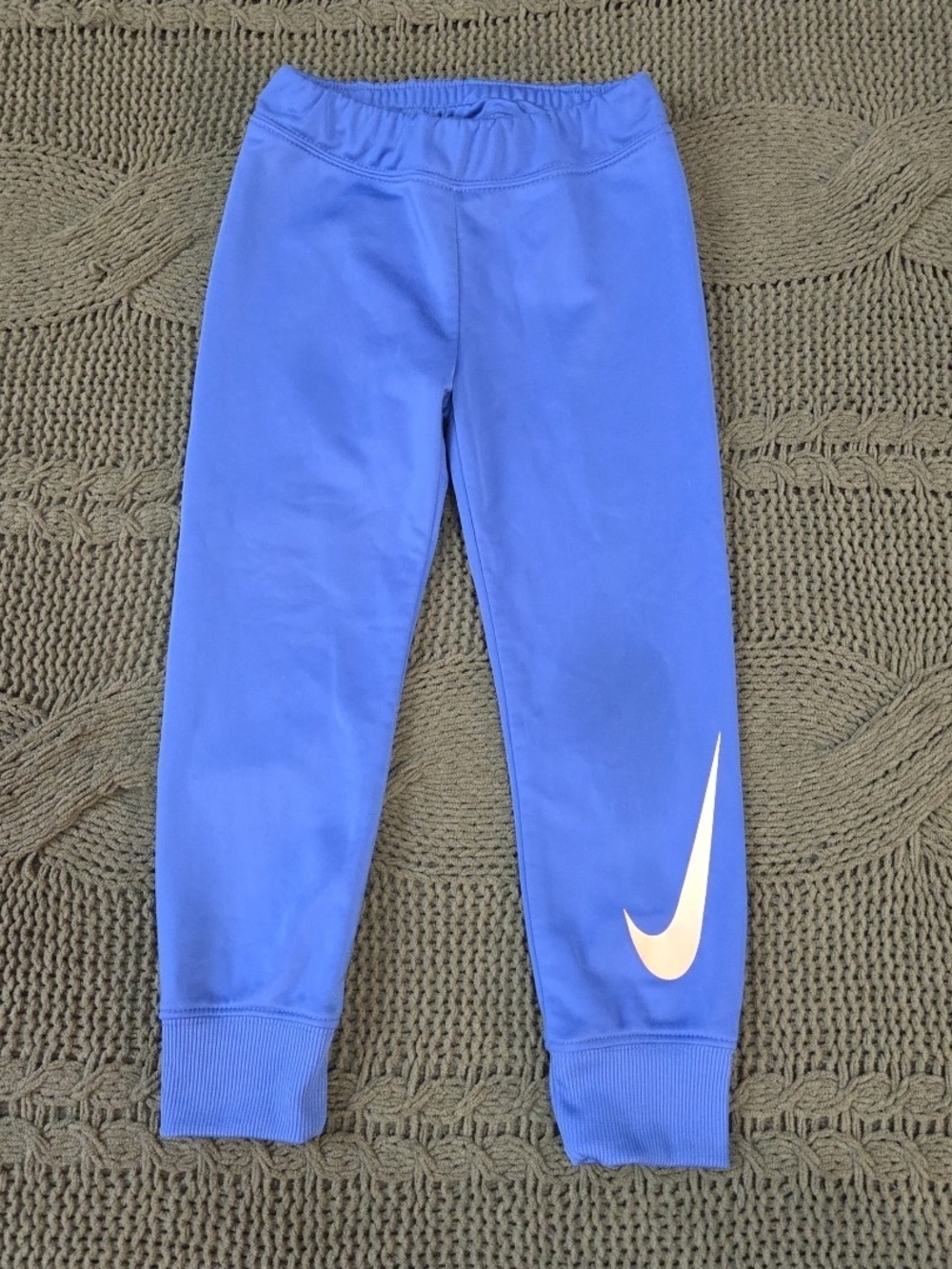 Nike Kids Signature Jogger Pants Cuffed Blue
